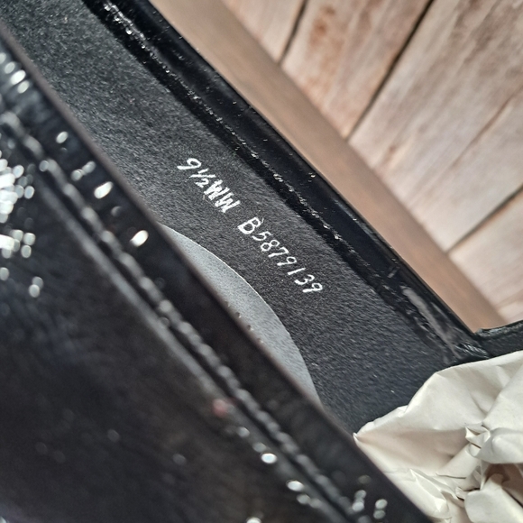 SAS Patent Leather Moc Loafer Slip On Black Women's 9.5 WW Tripad - Picture 9 of 9